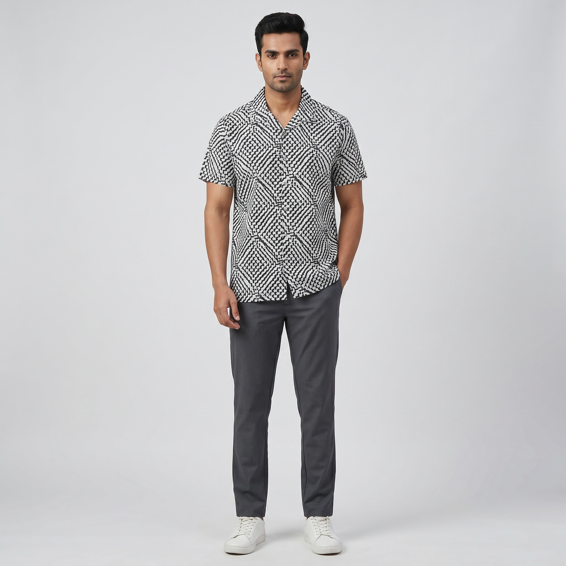 Printed Cuban Shirt