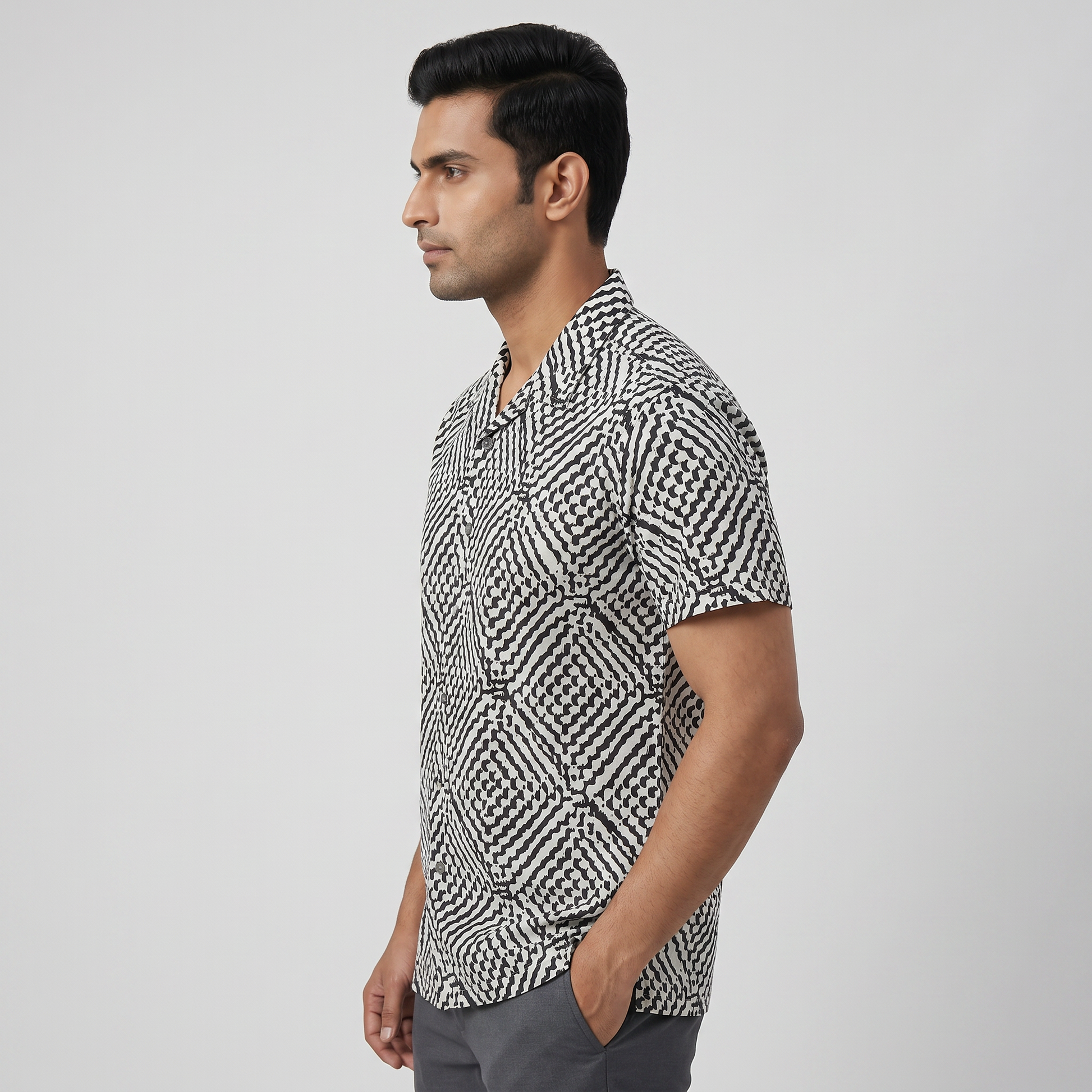 Printed Cuban Shirt