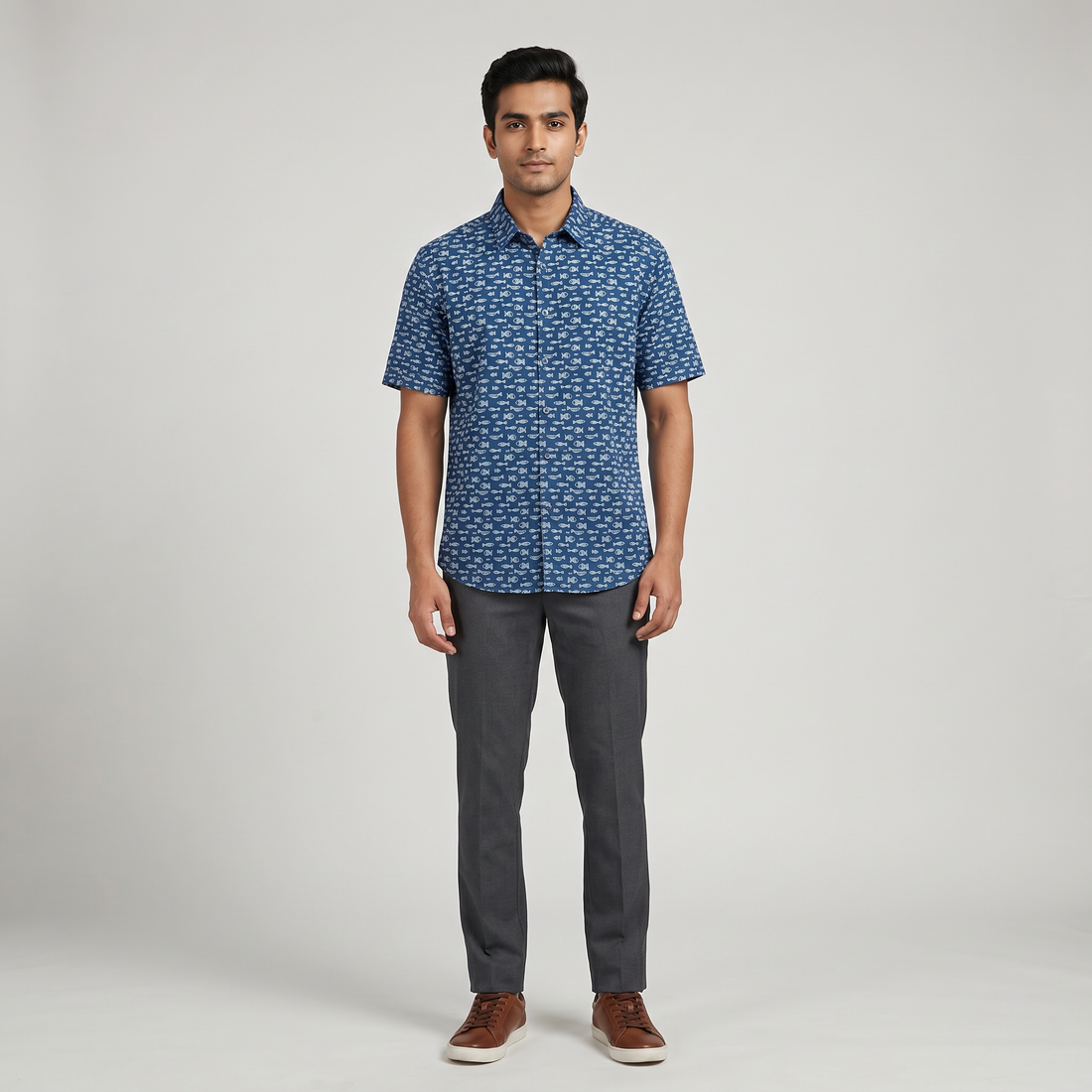 Printed Cuban Shirt