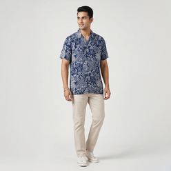 Printed Cuban Shirt