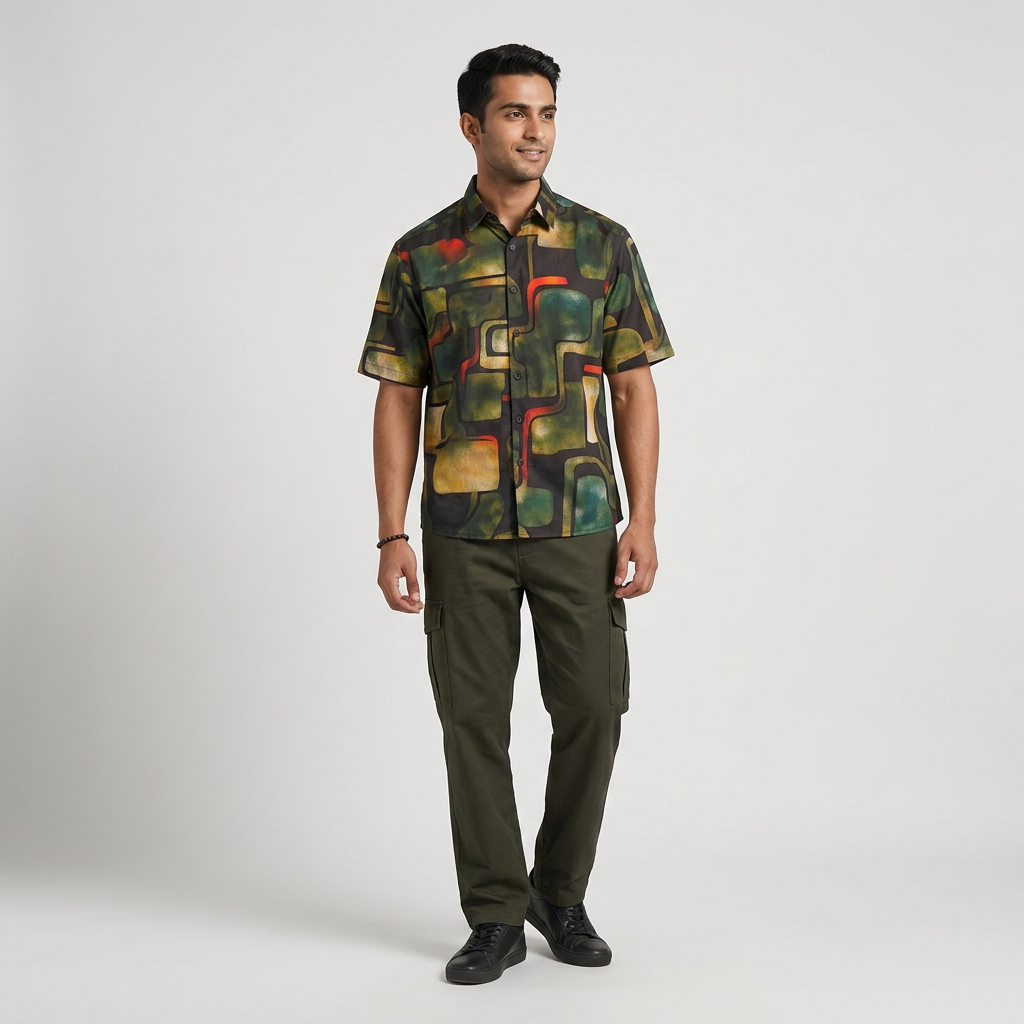 Printed Cuban Shirt