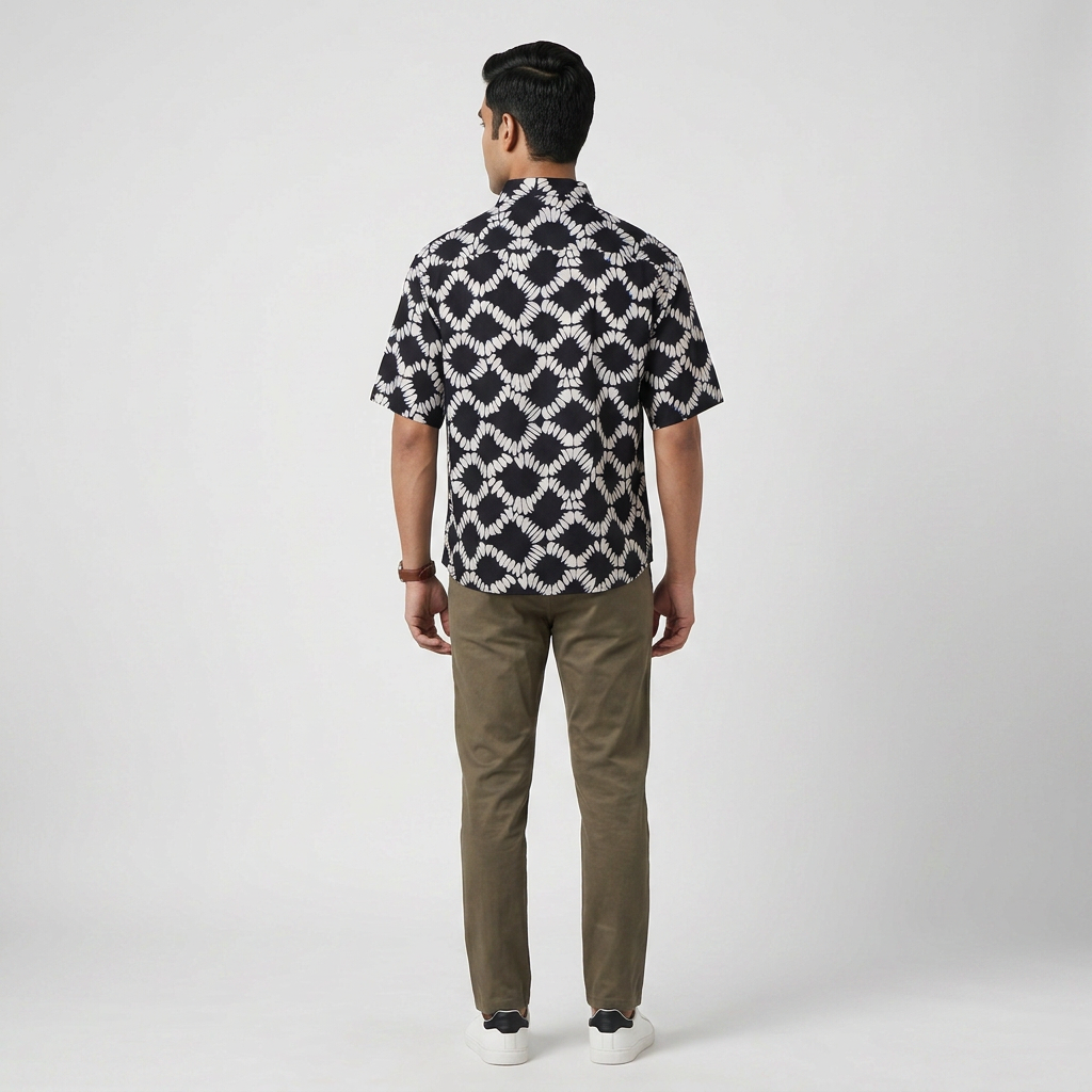 Cotton Printed Cuban Shirt