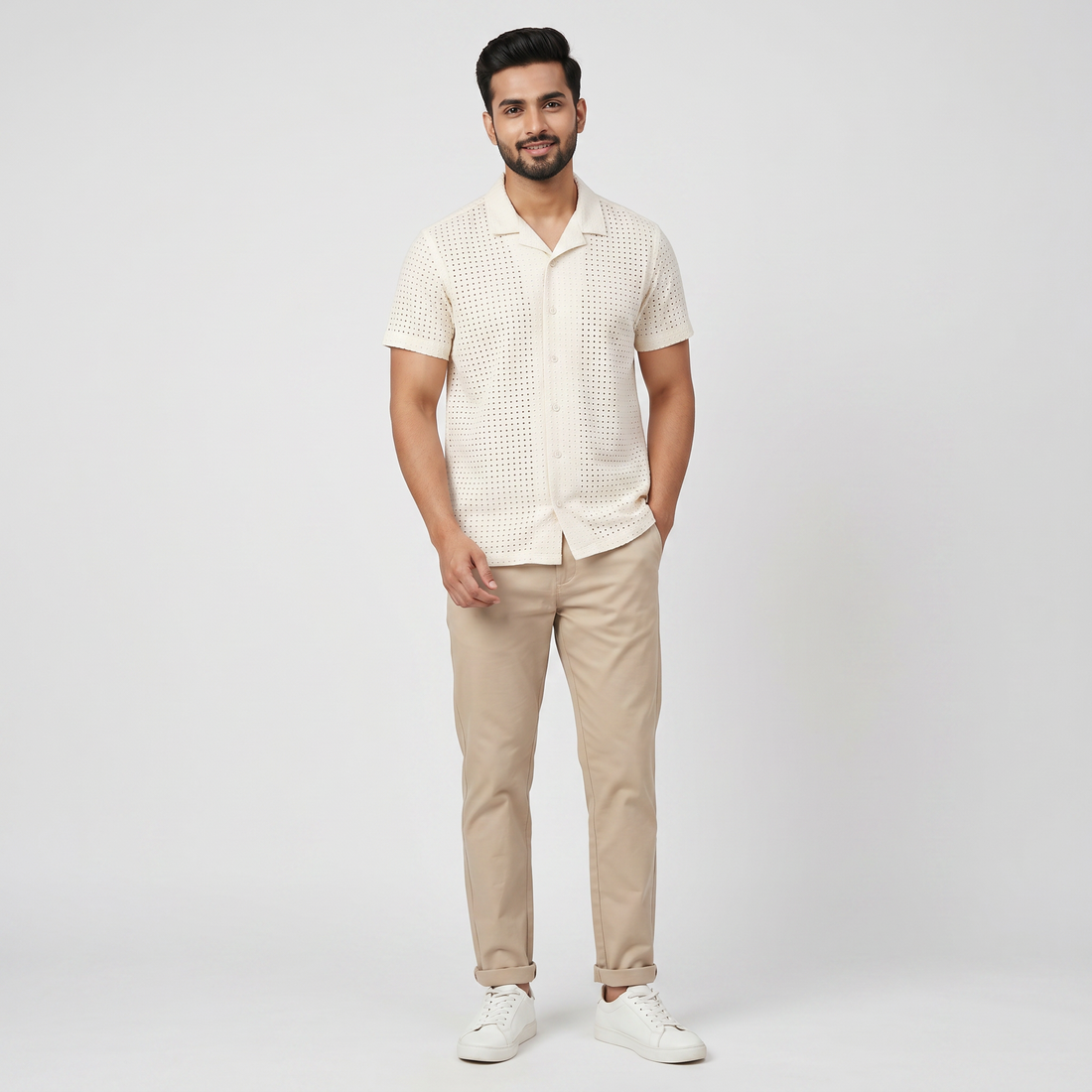 Structured Camp Collar Bae Shirt