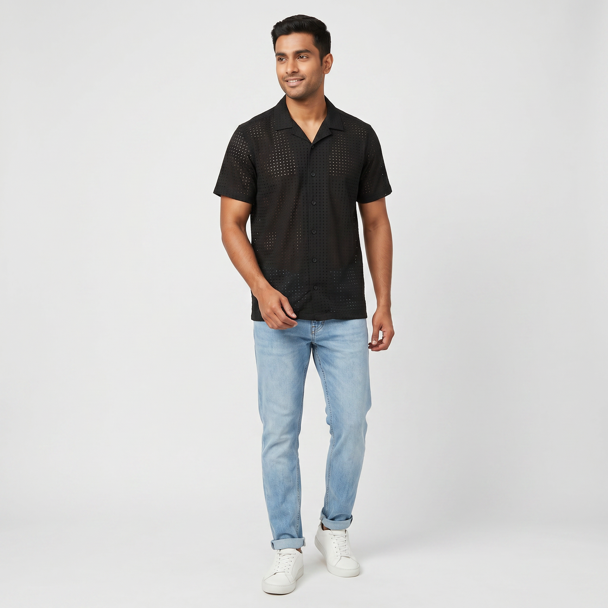 Structured Camp Collar Bae Shirt