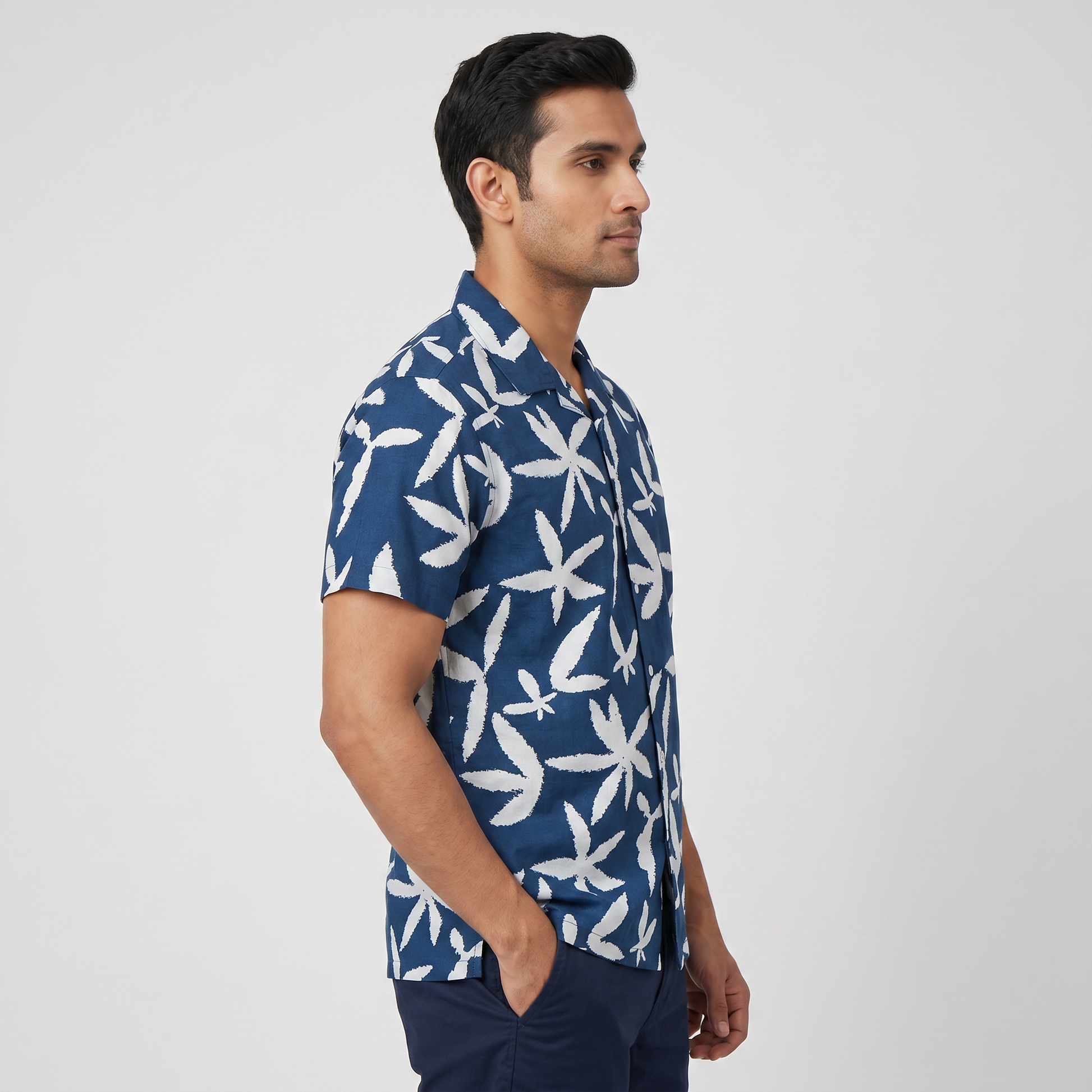 Printed Camp Collar Retreat Shirt