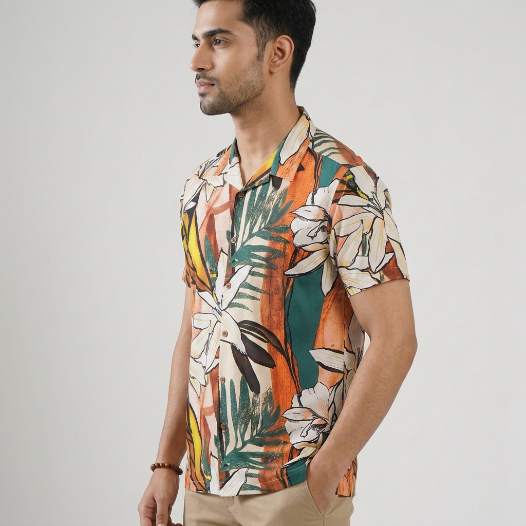 Printed Cuban Shirt