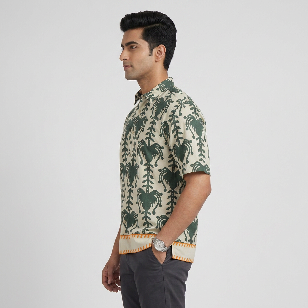 Printed Cuban Shirt