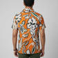 Mens Solid Cuban Shirt