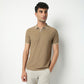Regular Fit Structured Polo Neck T-Shirt