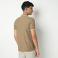 Regular Fit Structured Polo Neck T-Shirt