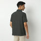 Regular Fit Textured Camp Collar Shirt