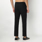 Regular Fit Solid Ankle Length Mid Rise Pants
