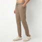 Regular Fit Solid Ankle Length Mid Rise Pants