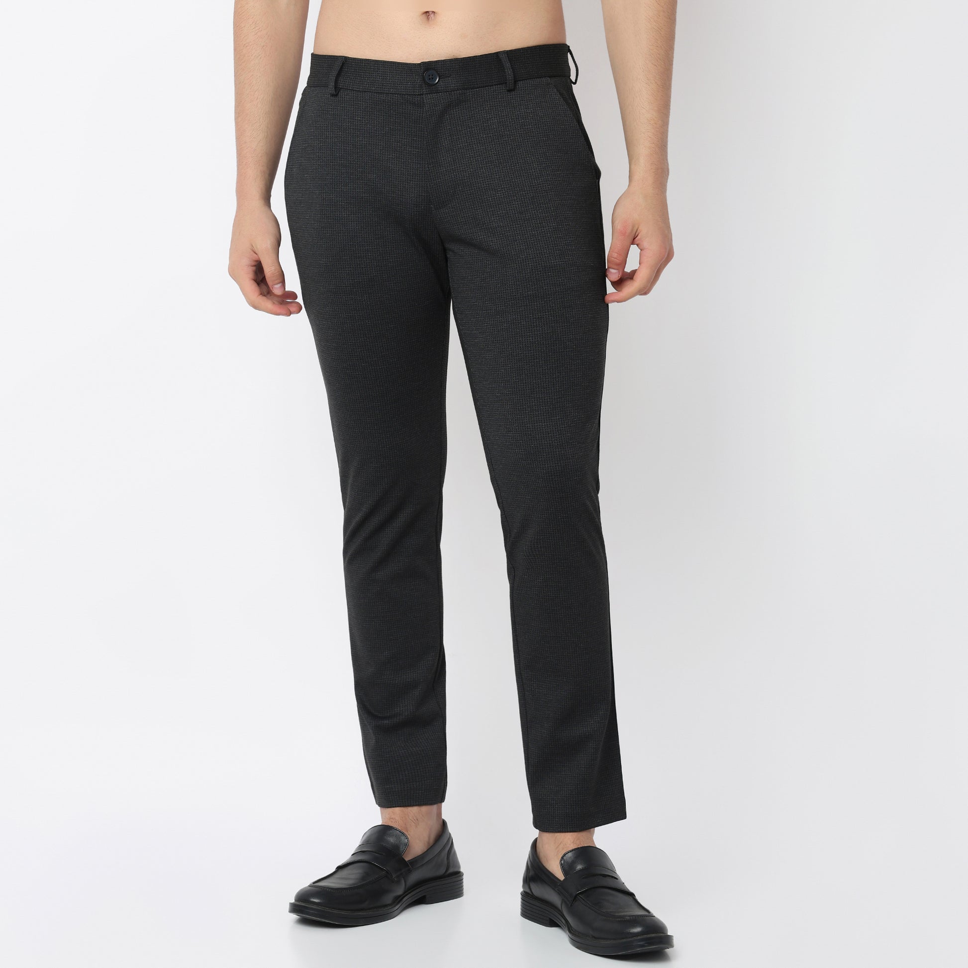 Crop Flex Pants - Ultra-Stretch Travel Friendly Crop Length With Secure Zip Pocket