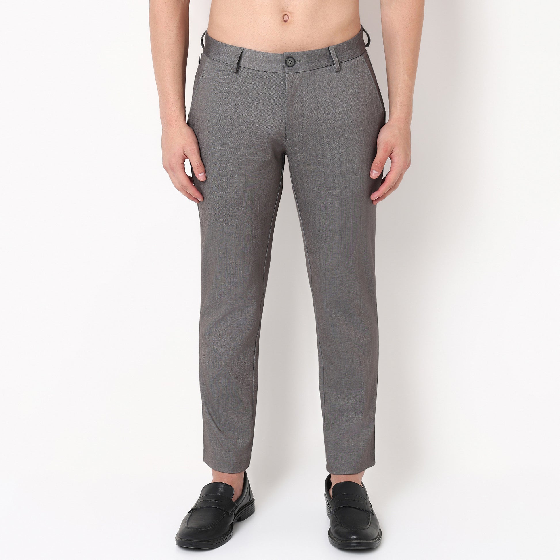 Crop Flex Pants - Ultra-Stretch Travel Friendly Crop Length With Secure Zip Pocket