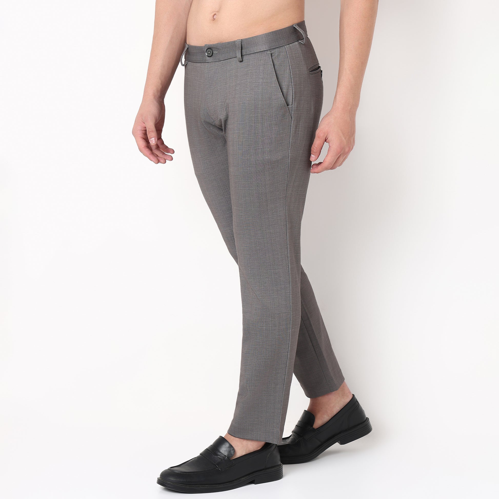 Crop Flex Pants - Ultra-Stretch Travel Friendly Crop Length With Secure Zip Pocket