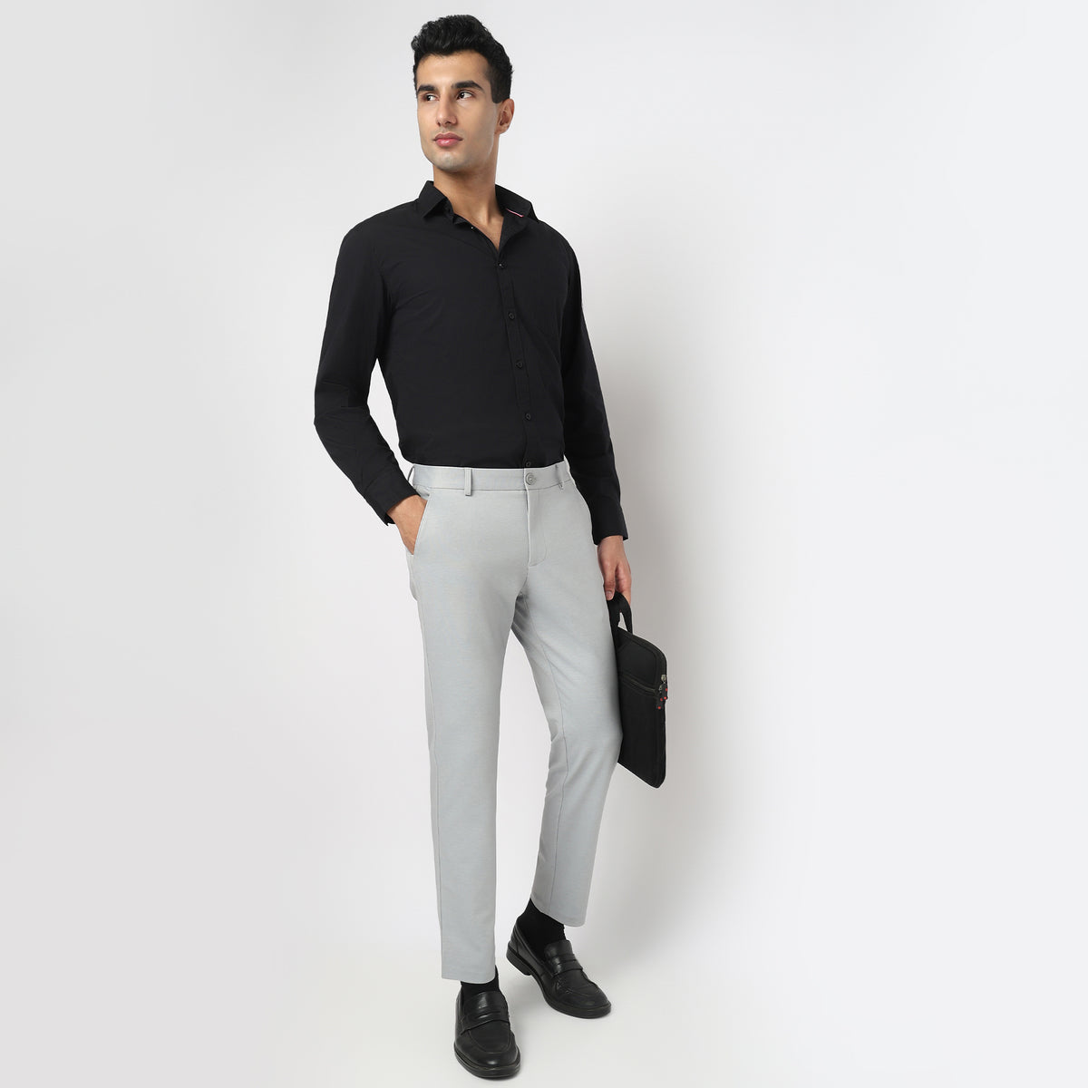 Crop Flex Pants - Ultra-Stretch Travel Friendly Crop Length With Secure Zip Pocket