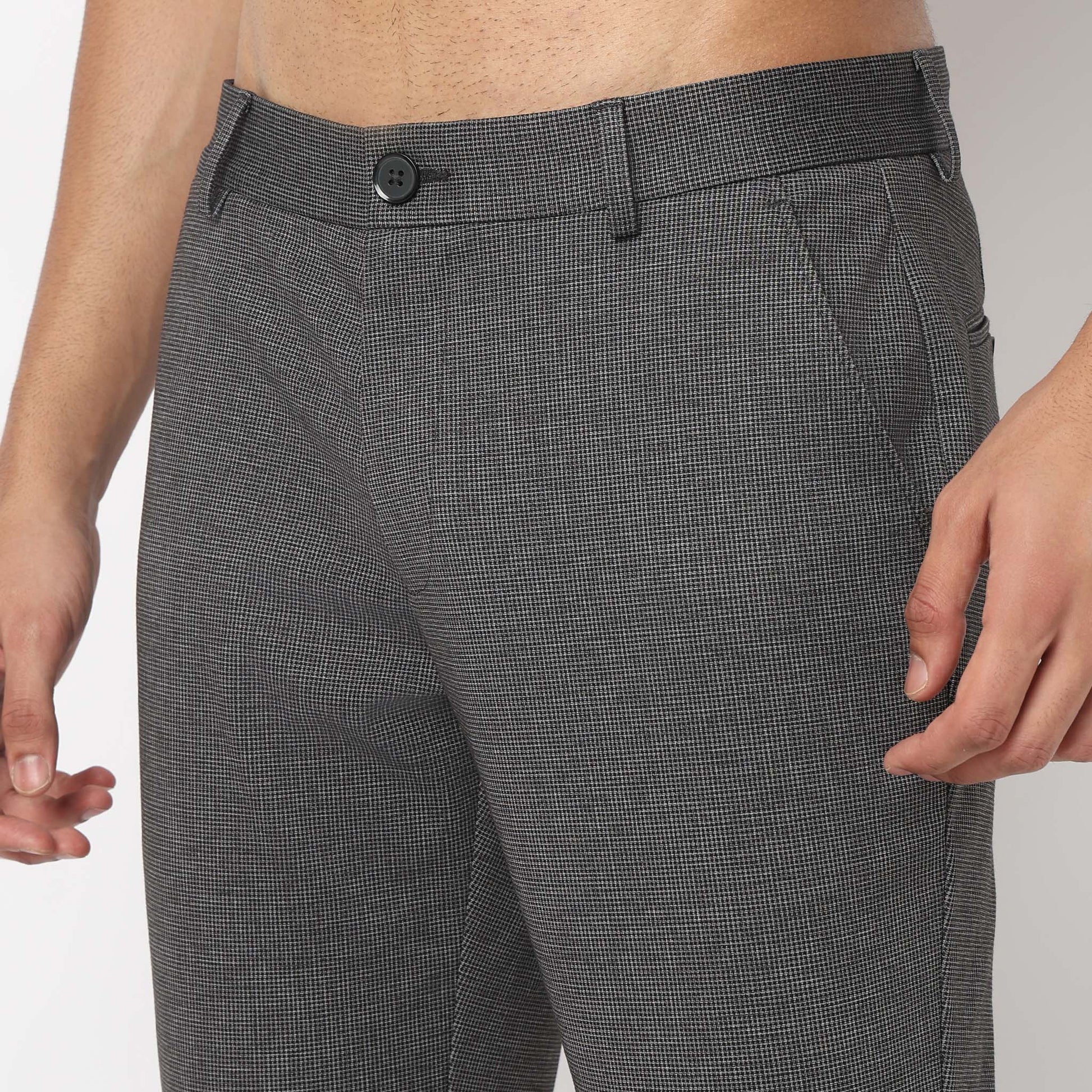 Crop Flex Pants - Ultra-Stretch Travel Friendly Crop Length With Secure Zip Pocket