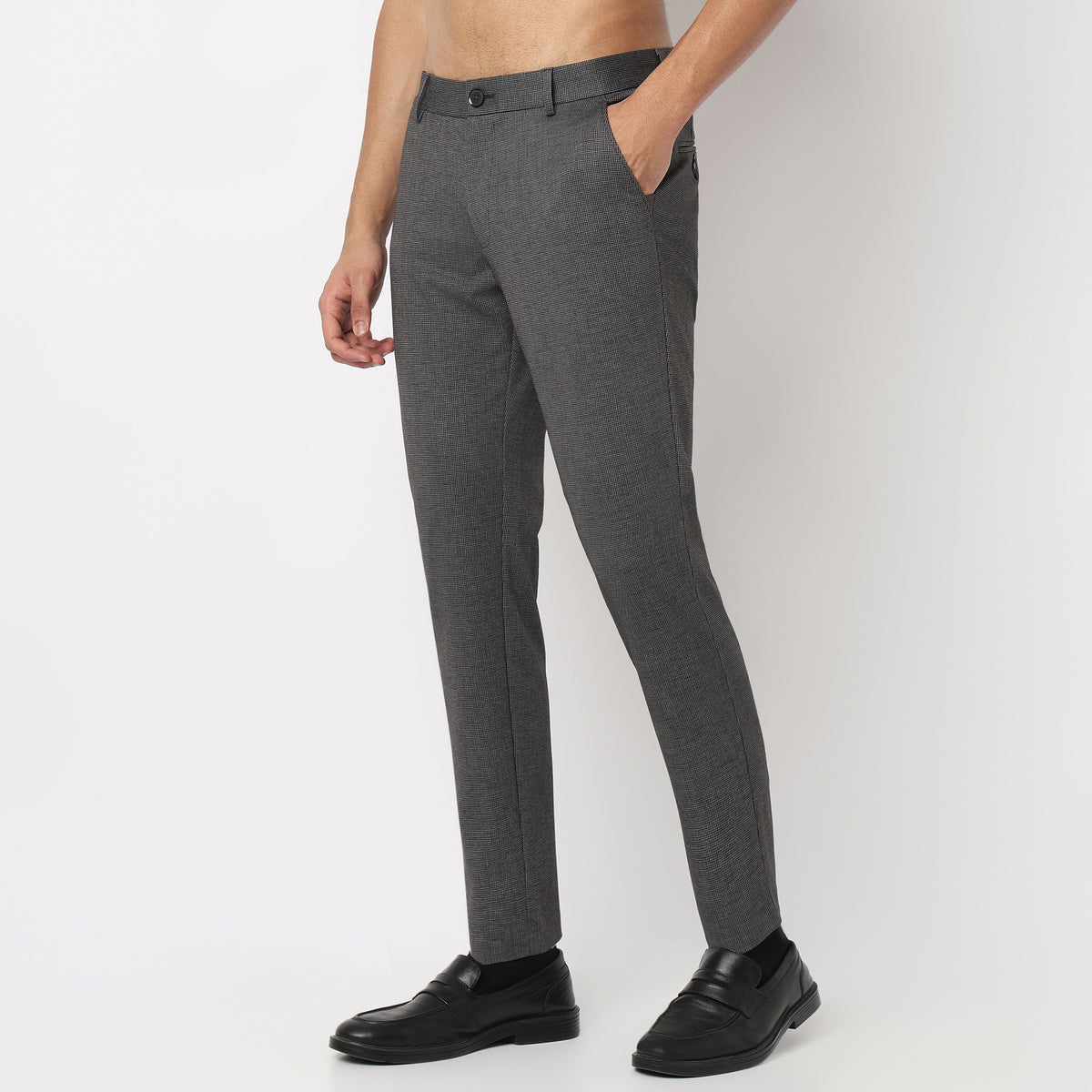 Crop Flex Pants - Ultra-Stretch Travel Friendly Crop Length With Secure Zip Pocket