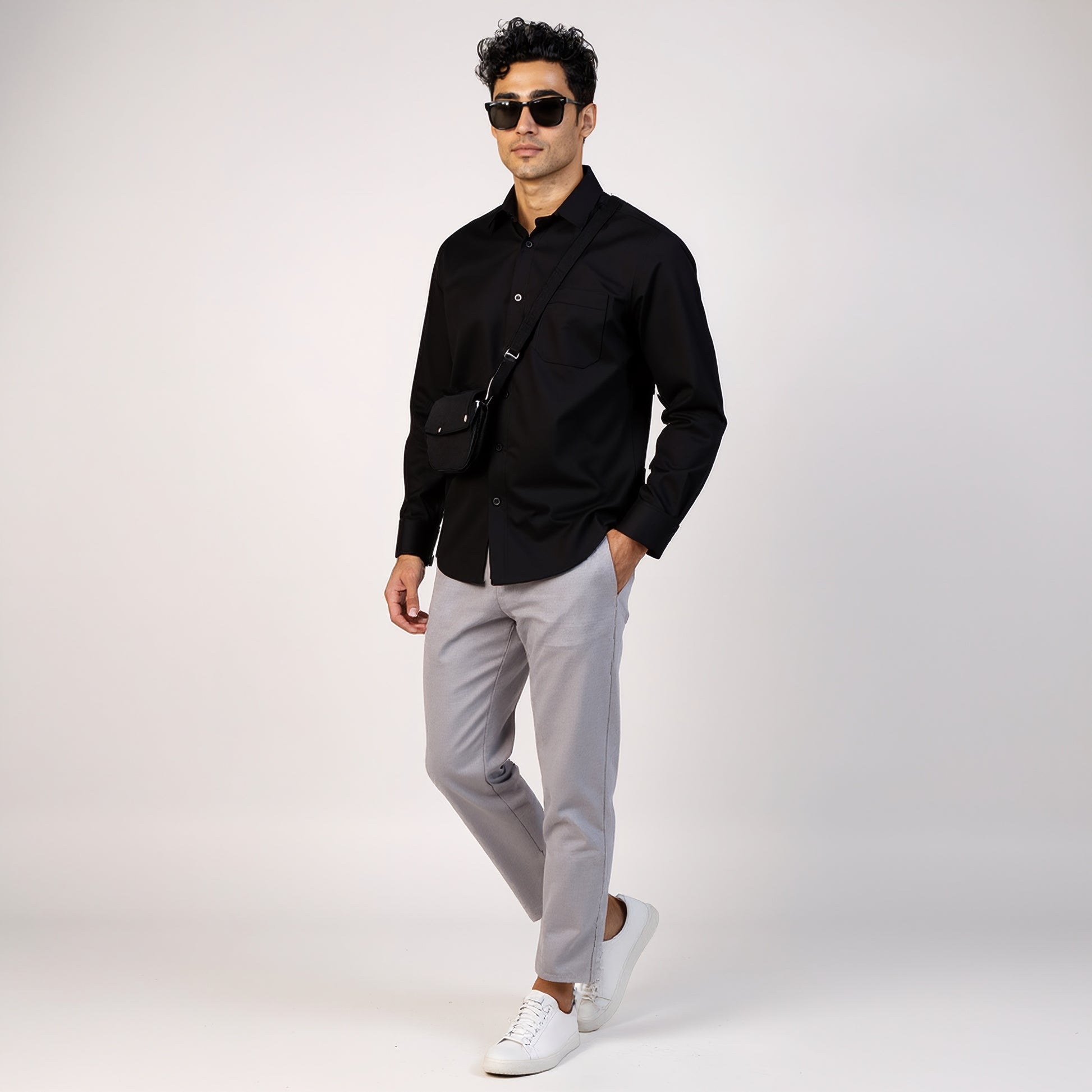 Crop Flex Pants - Ultra-Stretch Travel Friendly Crop Length With Secure Zip Pocket