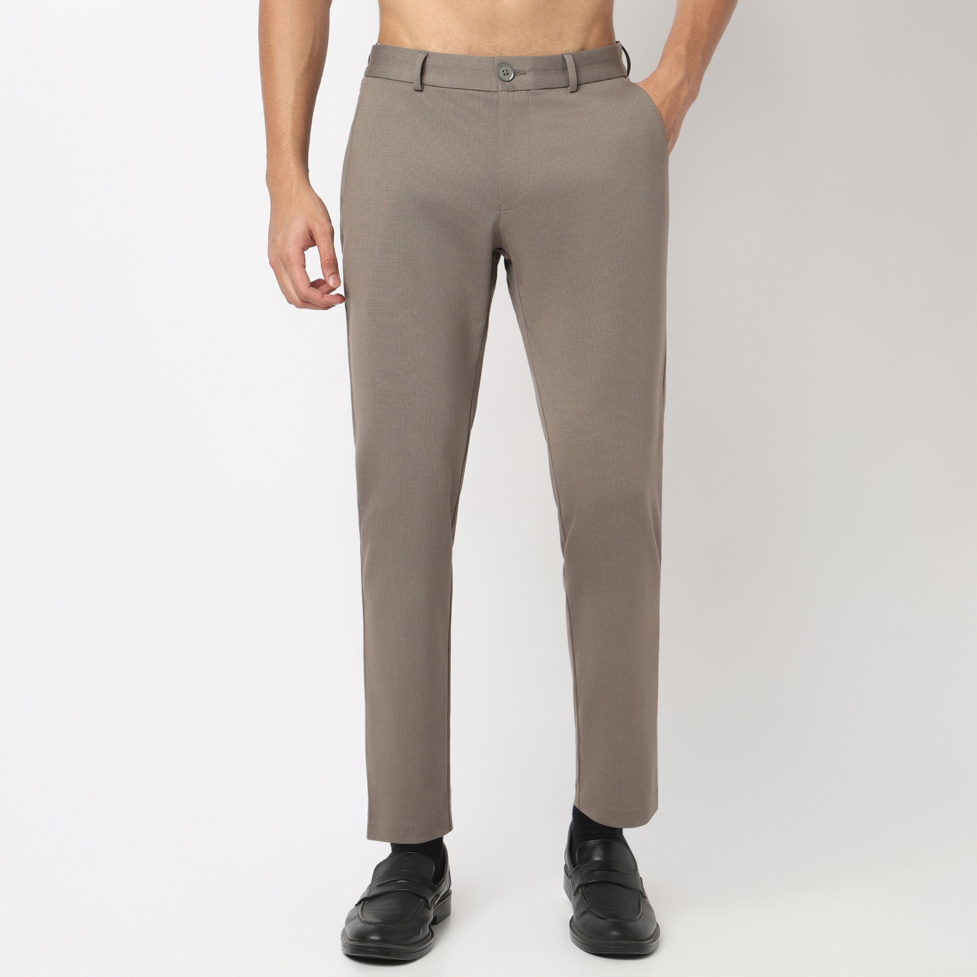 Crop Flex Pants - Ultra-Stretch Travel Friendly Crop Length With Secure Zip Pocket