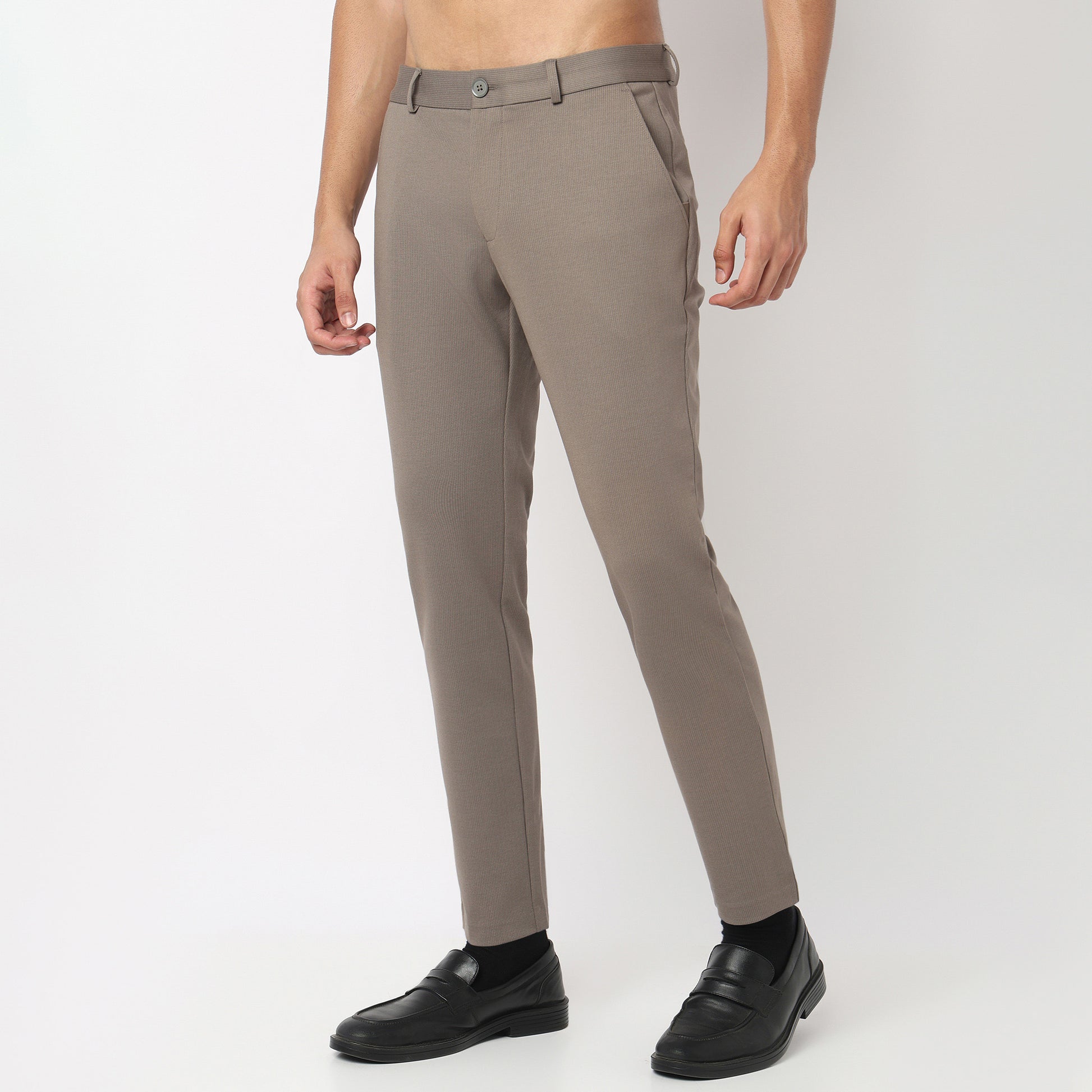 Crop Flex Pants - Ultra-Stretch Travel Friendly Crop Length With Secure Zip Pocket
