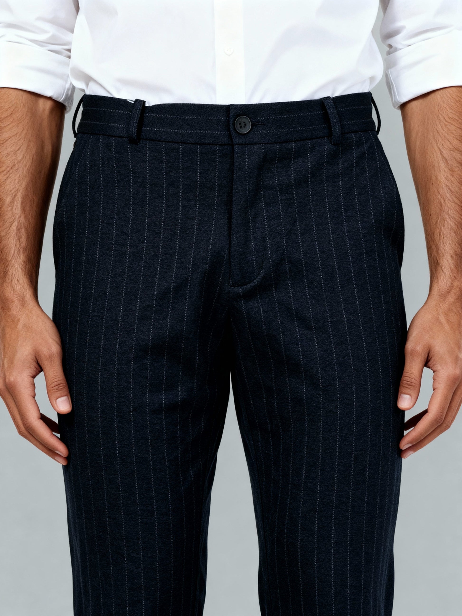 Crop Flex Pants - Ultra-Stretch Travel Friendly Crop Length With Secure Zip Pocket