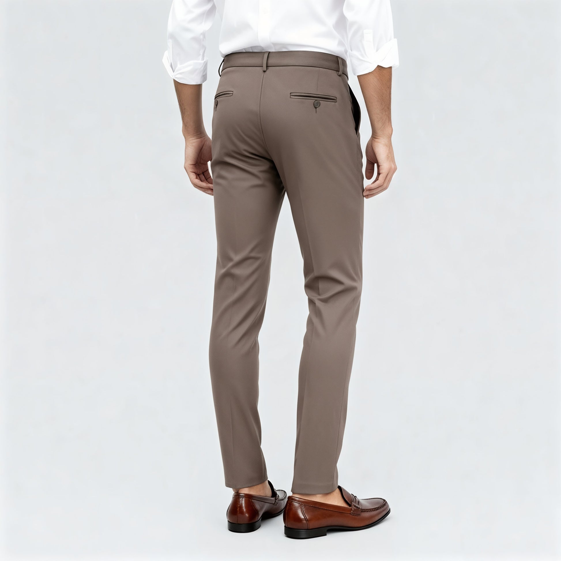 Crop Flex Pants - Ultra-Stretch Travel Friendly Crop Length With Secure Zip Pocket