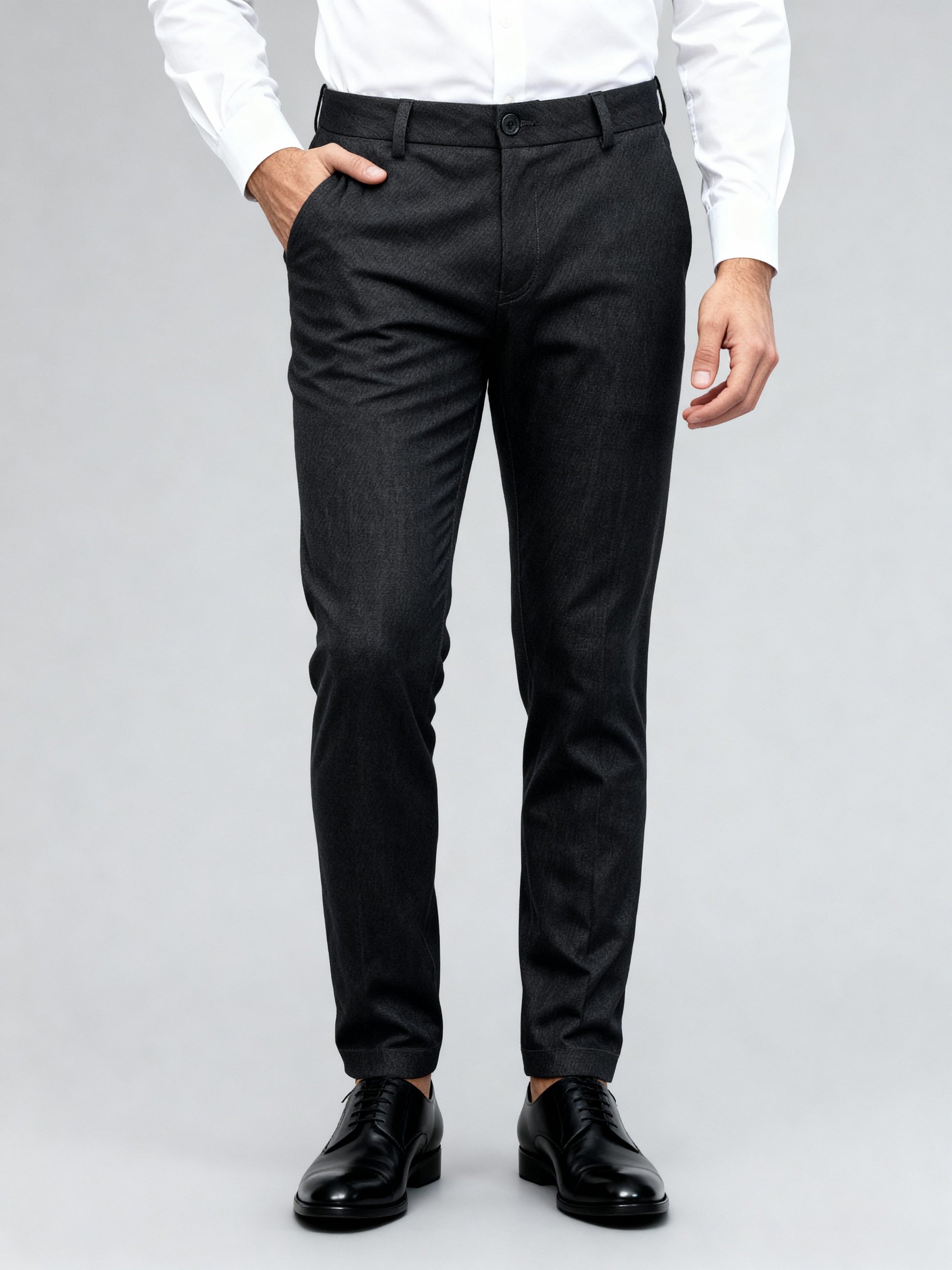 Crop Flex Pants - Ultra-Stretch Travel Friendly Crop Length With Secure Zip Pocket