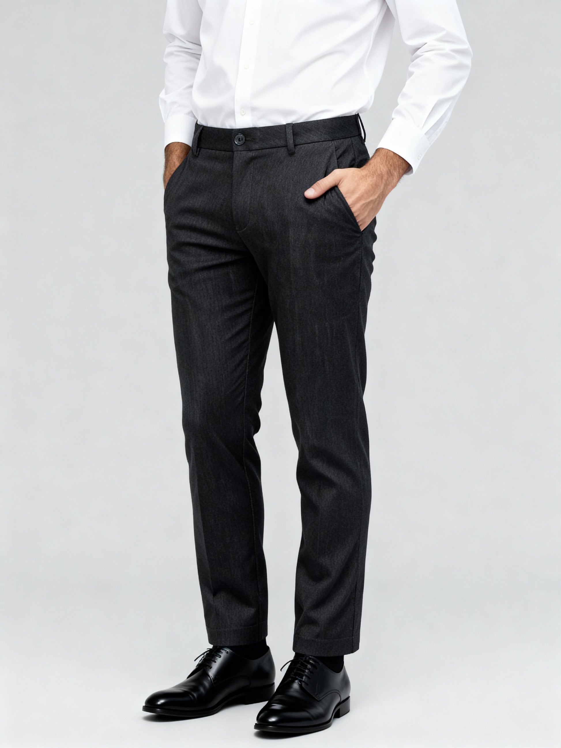 Crop Flex Pants - Ultra-Stretch Travel Friendly Crop Length With Secure Zip Pocket