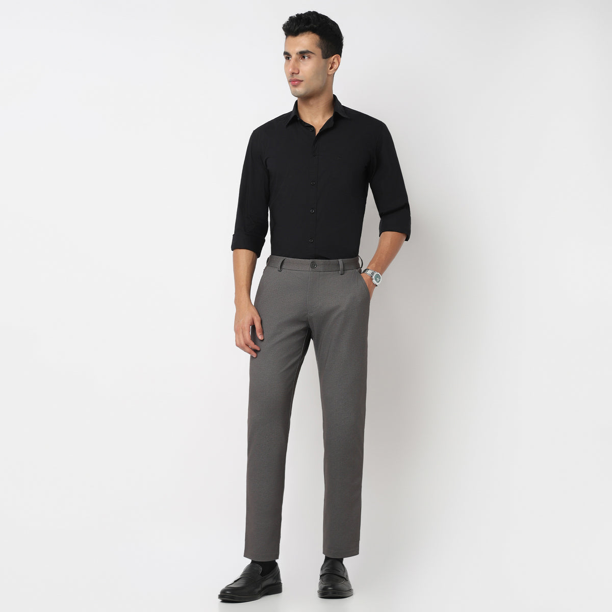 Crop Flex Pants - Ultra-Stretch Travel Friendly Crop Length With Secure Zip Pocket