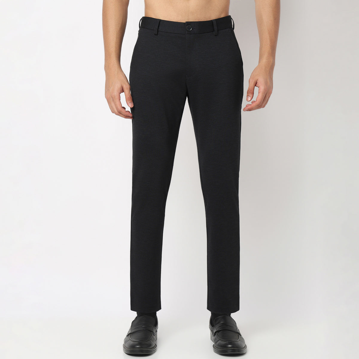 Crop Flex Pants - Ultra-Stretch Travel Friendly Crop Length With Secure Zip Pocket