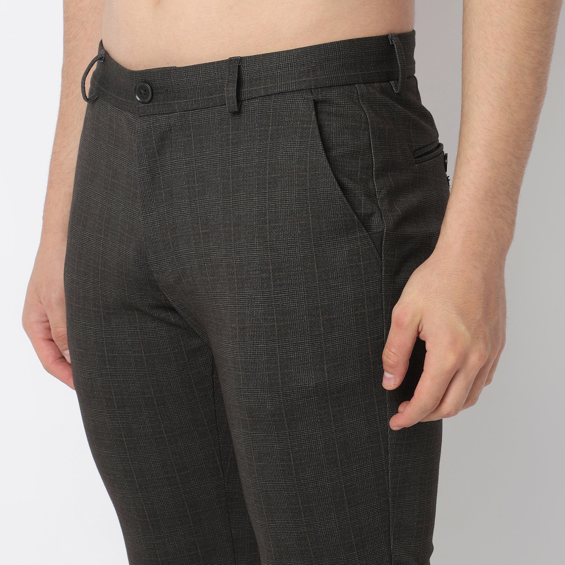 Crop Flex Pants - Ultra-Stretch Travel Friendly Crop Length With Secure Zip Pocket