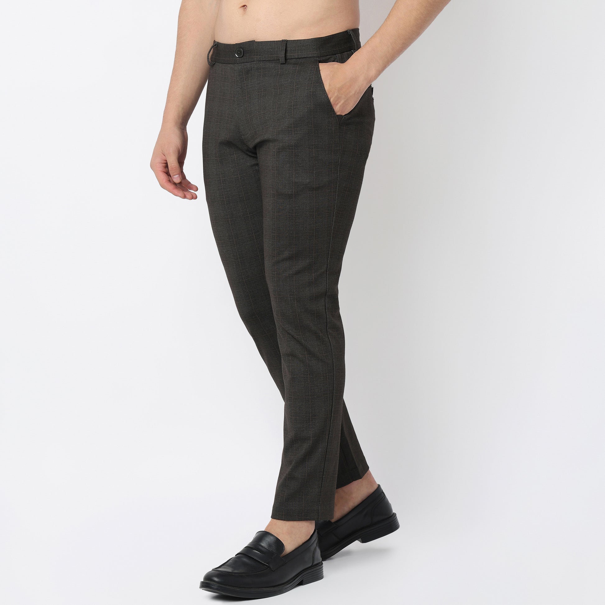 Crop Flex Pants - Ultra-Stretch Travel Friendly Crop Length With Secure Zip Pocket