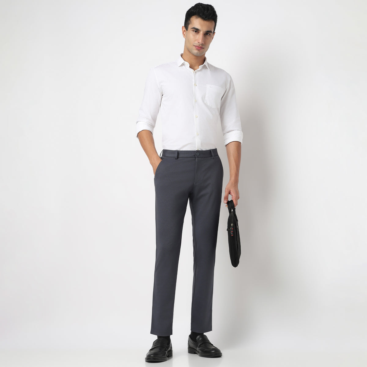 Crop Flex Pants - Ultra-Stretch Travel Friendly Crop Length With Secure Zip Pocket