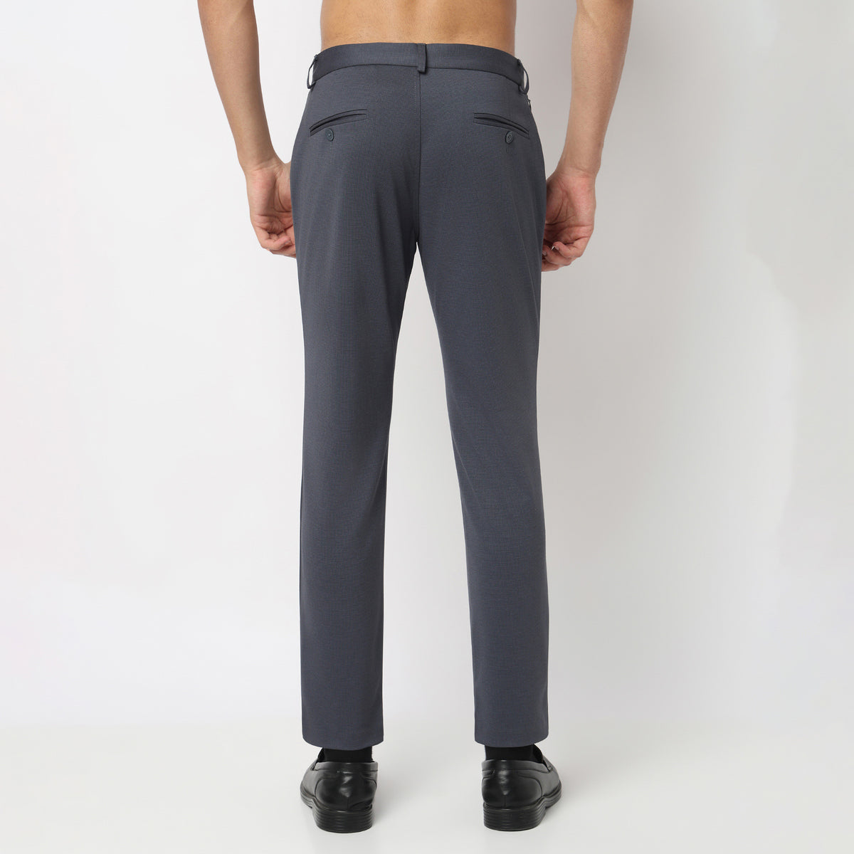 Crop Flex Pants - Ultra-Stretch Travel Friendly Crop Length With Secure Zip Pocket