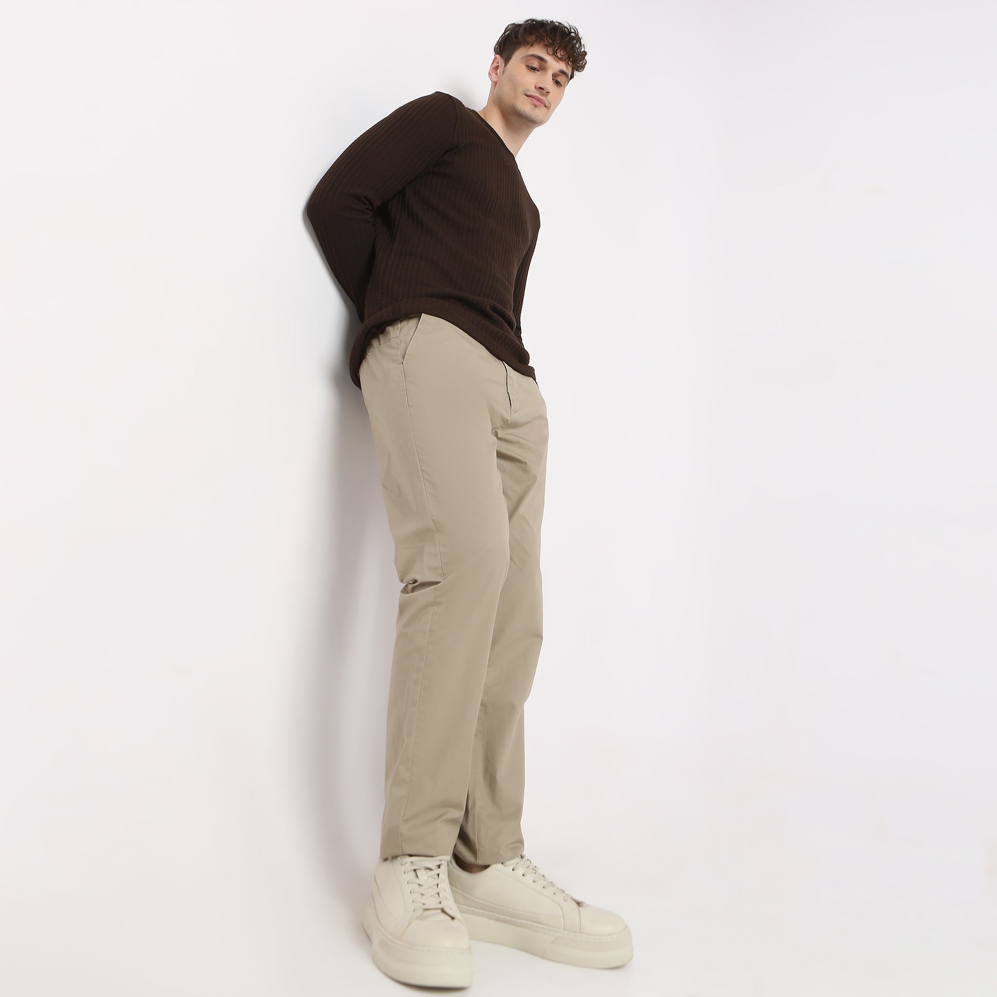 Brunch Pants - Smart Modern Elasticated Waistband Ankle Length Pure Cotton