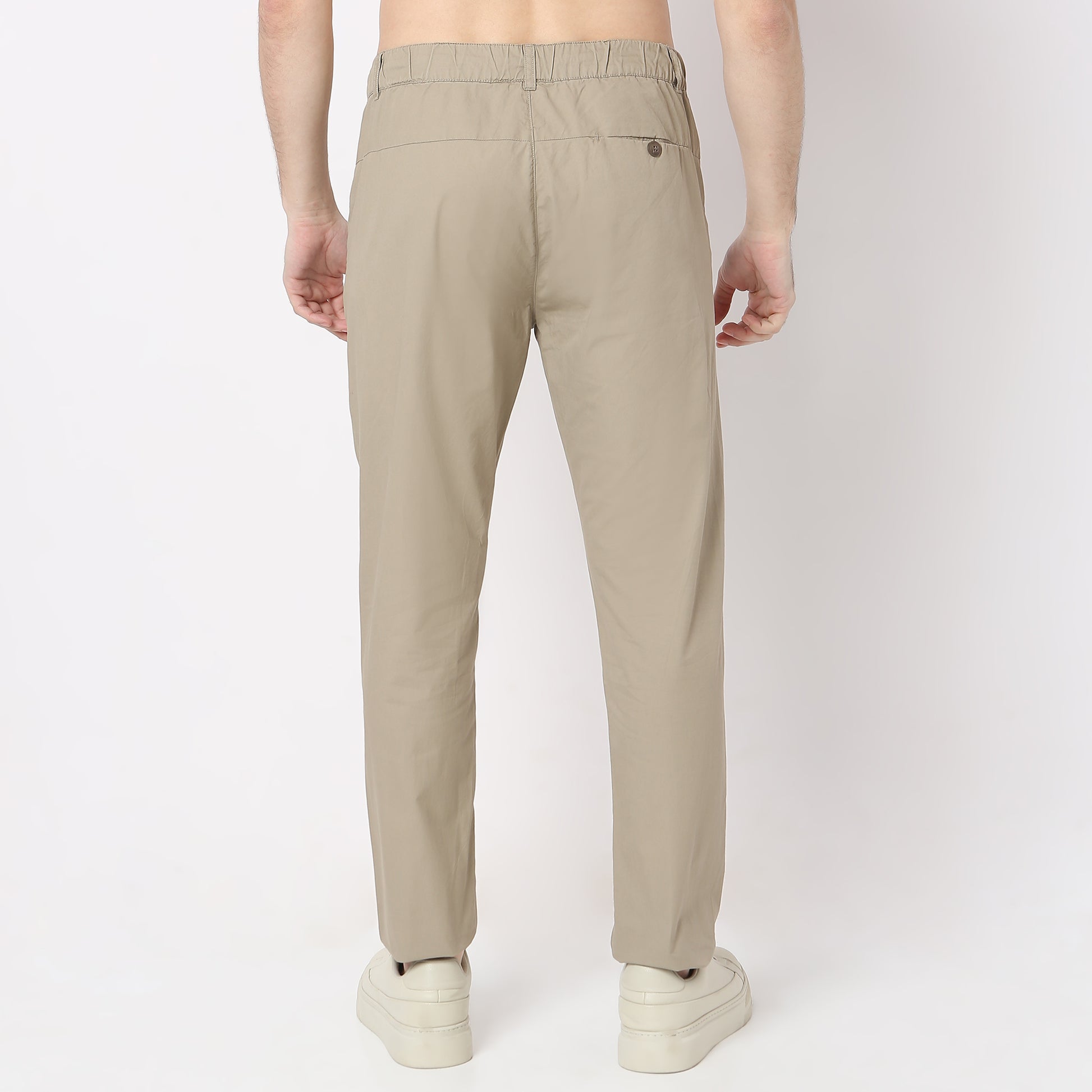 Brunch Pants - Smart Modern Elasticated Waistband Ankle Length Pure Cotton