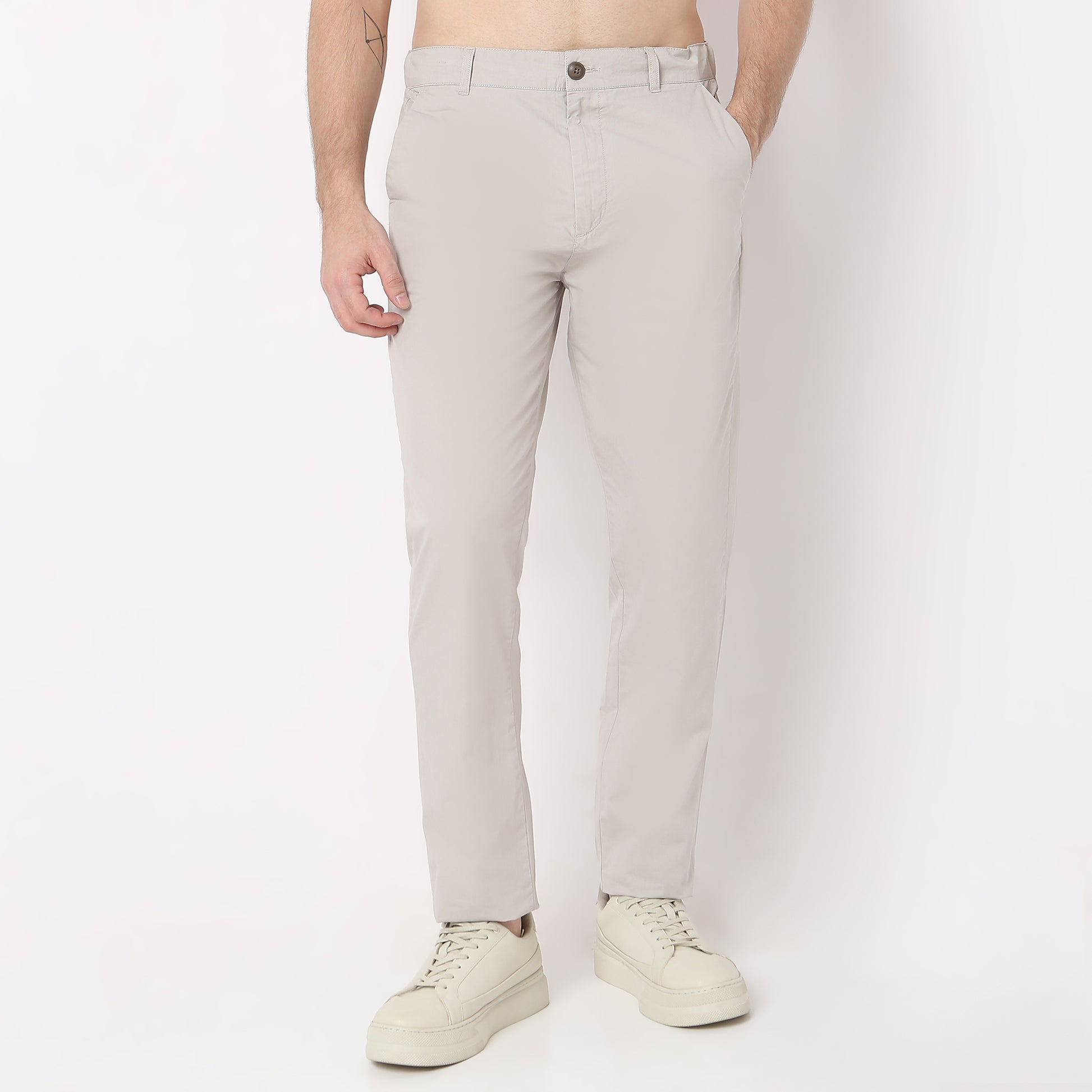 Brunch Pants - Smart Modern Elasticated Waistband Ankle Length Pure Cotton