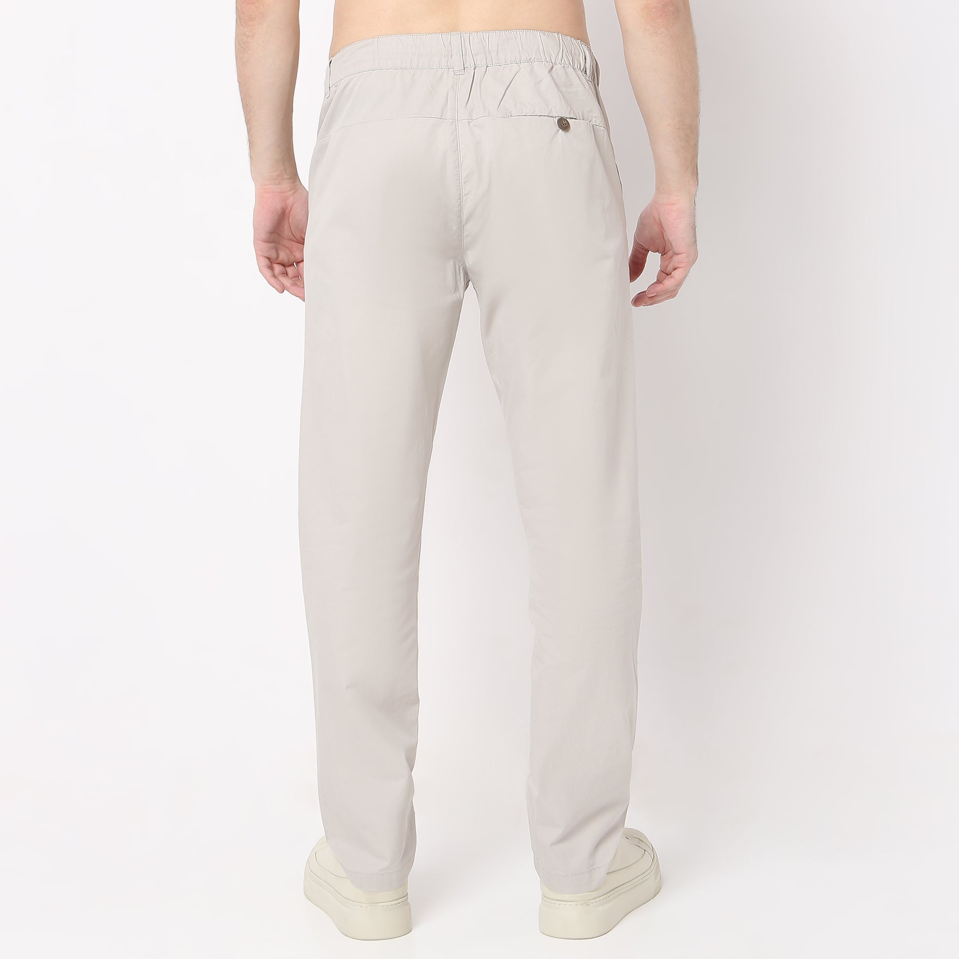 Brunch Pants - Smart Modern Elasticated Waistband Ankle Length Pure Cotton