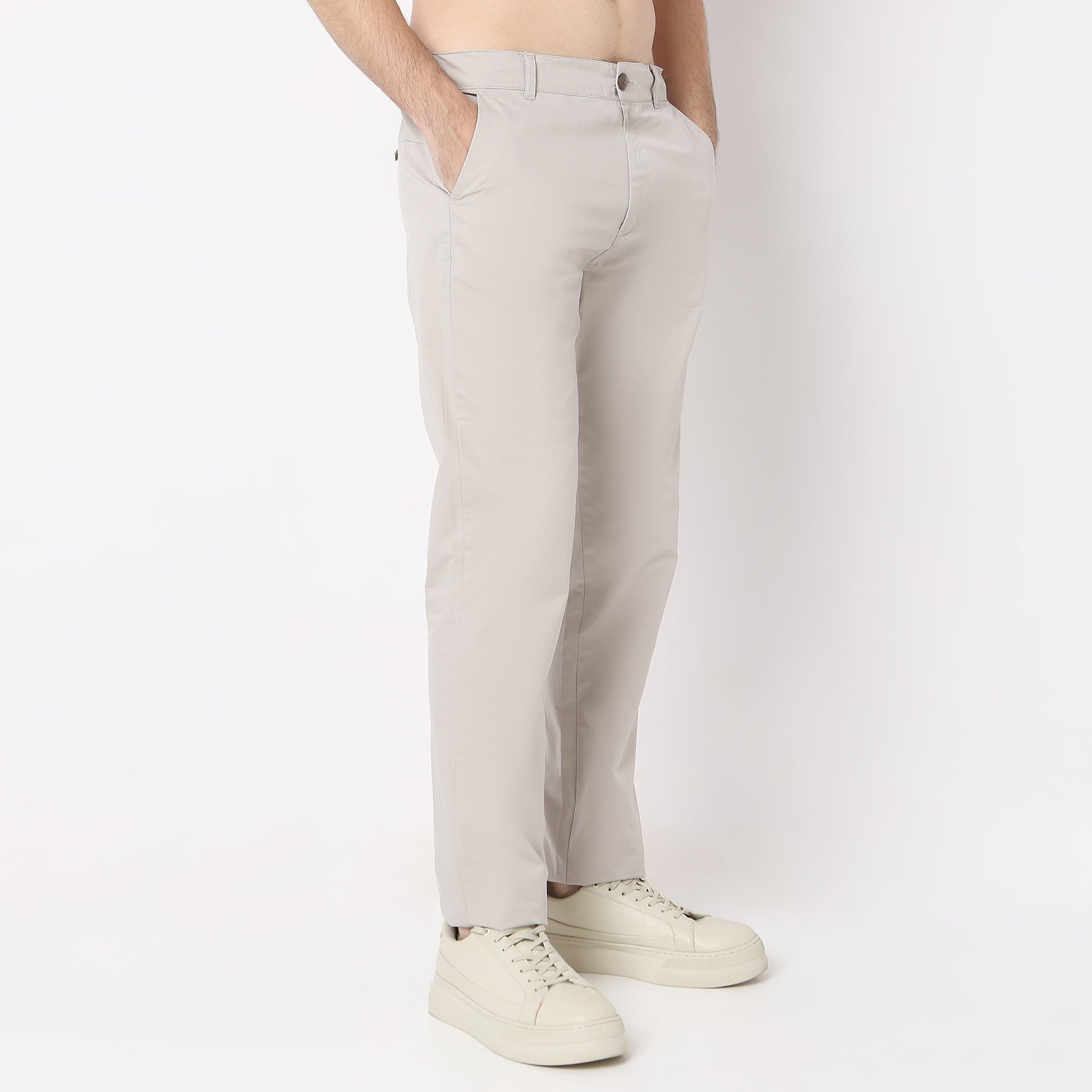 Brunch Pants - Smart Modern Elasticated Waistband Ankle Length Pure Cotton