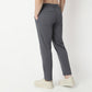 Regular Fit Solid Mid Rise Trousers