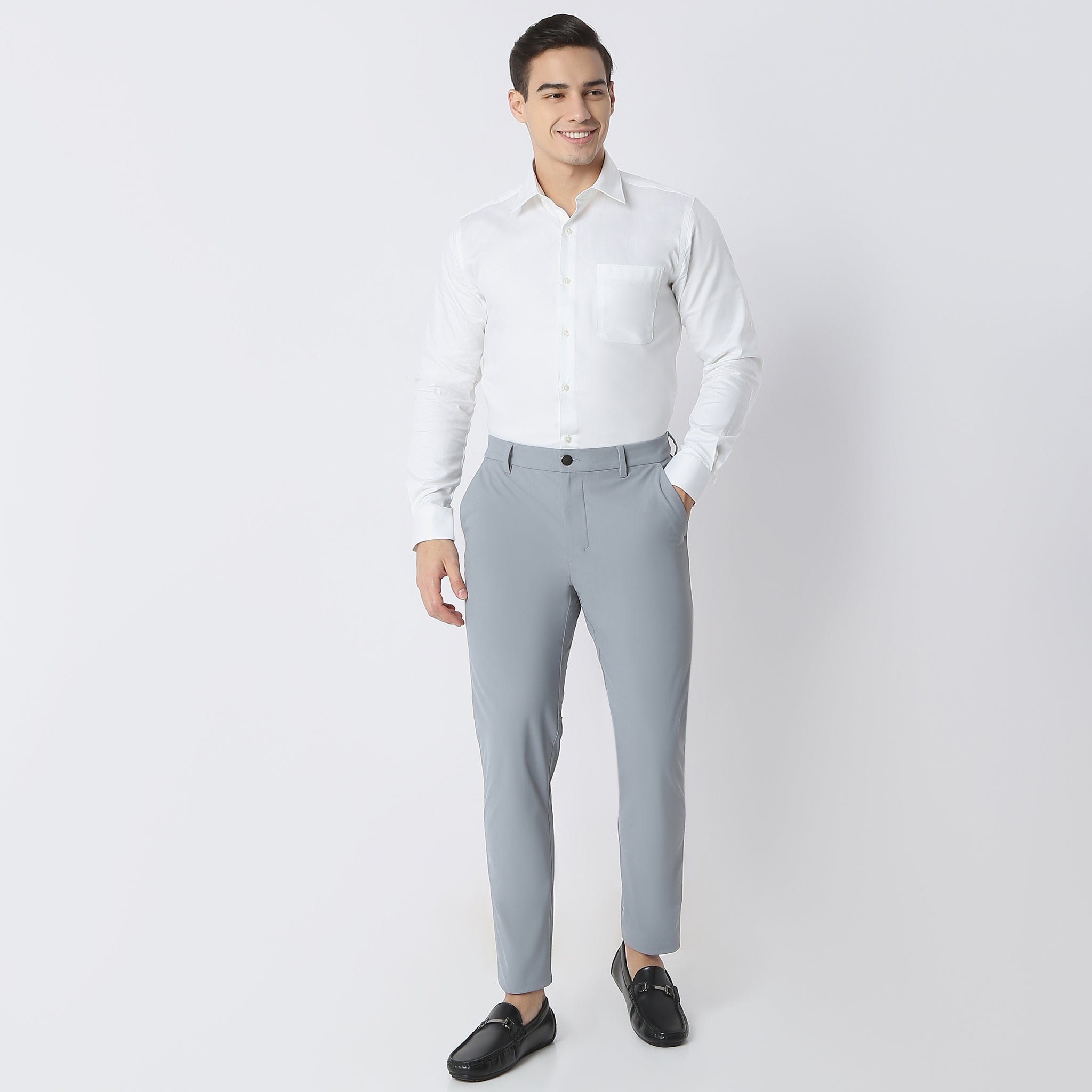 Anti Wrinkle 4-way Stretch Mid Rise Fluid-X Pants