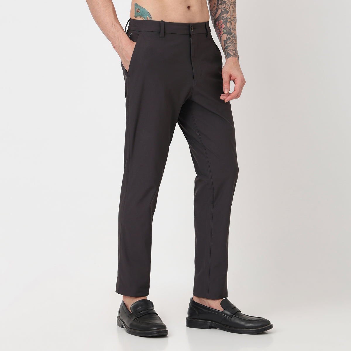 Anti Wrinkle 4-way Stretch Mid Rise Fluid-X Pants