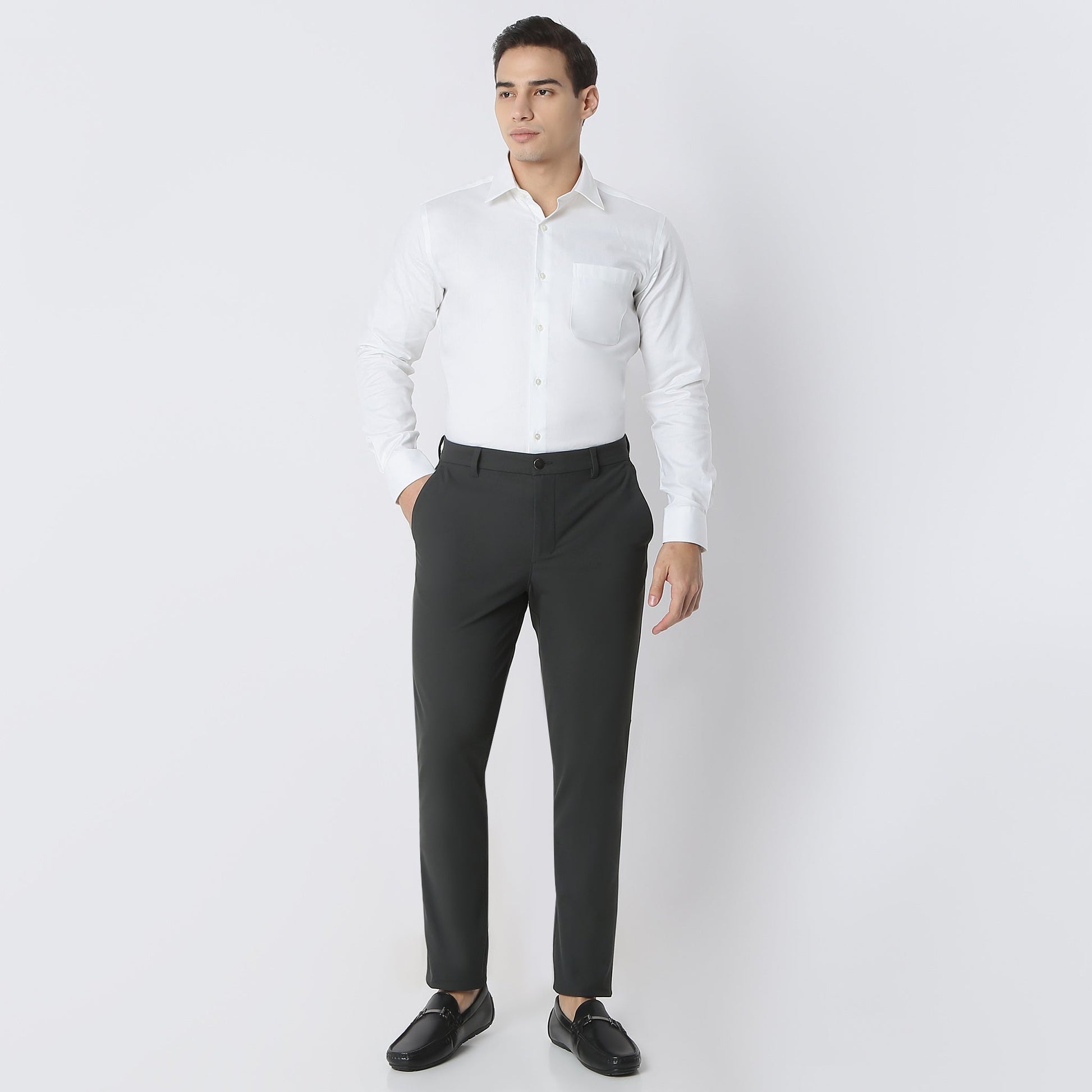 Anti Wrinkle 4-way Stretch Mid Rise Fluid-X Pants