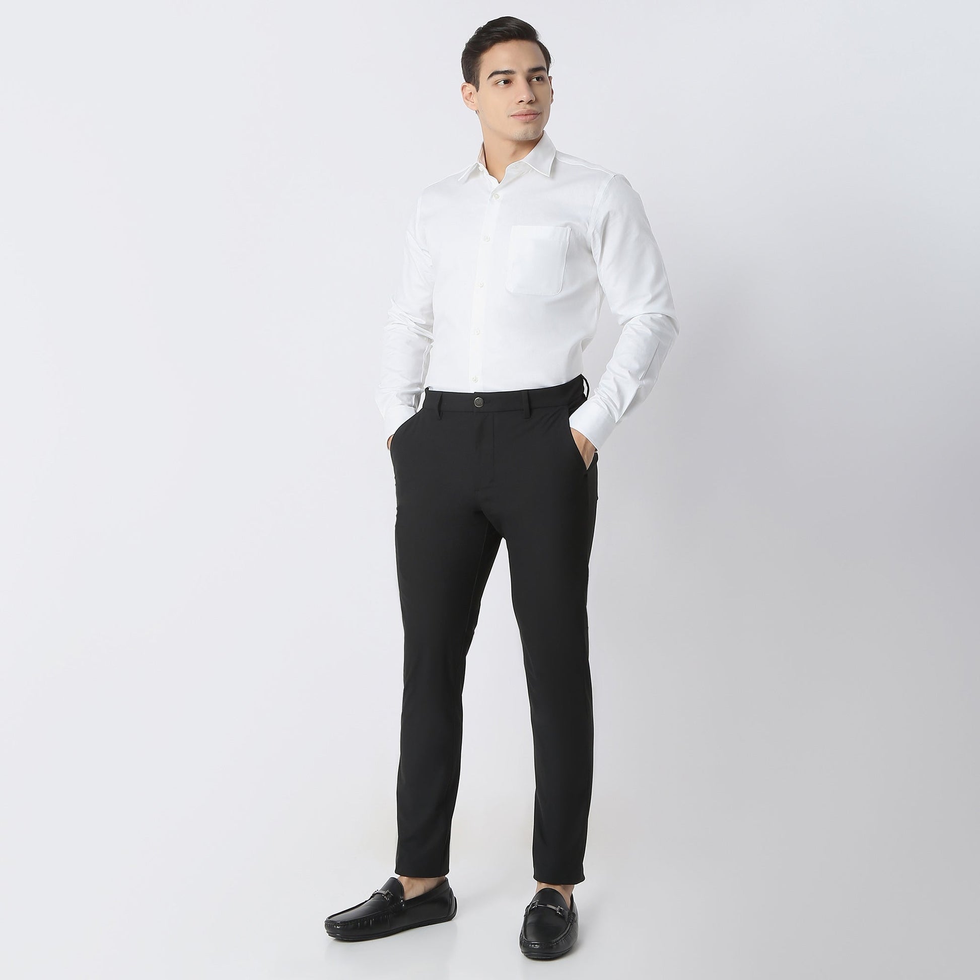 Anti Wrinkle 4-way Stretch Mid Rise Fluid-X Pants