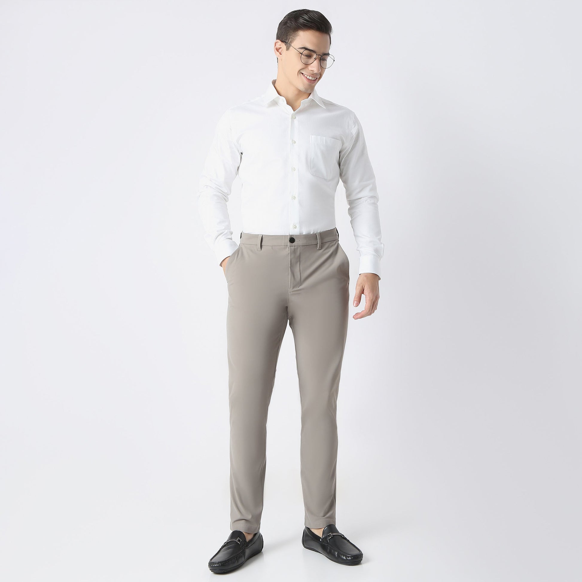 Anti Wrinkle 4-way Stretch Mid Rise Fluid-X Pants