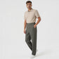 Woven Solid Riviters Mid Rise Pants