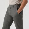 Woven Solid Riviters Mid Rise Pants