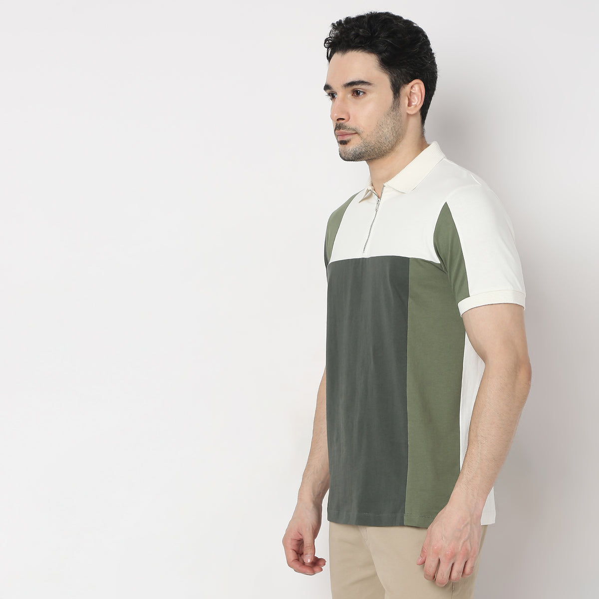 Regular Fit Structured Polo T-Shirt